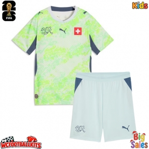 Switzerland Replica Away Stadium Kit for Kids World Cup 2026 Short Sleeve (+ pants)